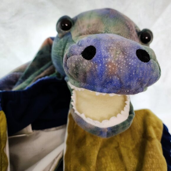 Colorful & Metallic Colour Alligator Costume for Kids - Picture 5 of 7